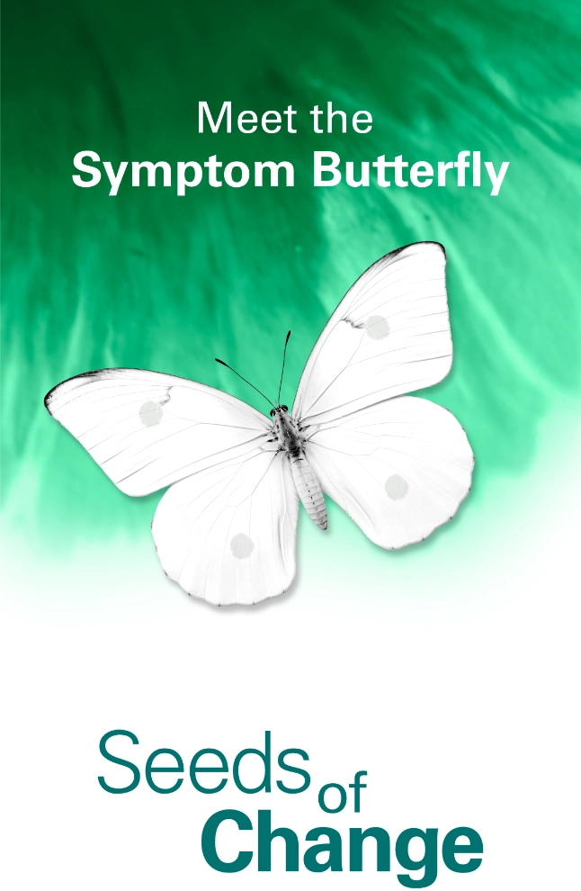 Meet the Symptom Butterfly graphic